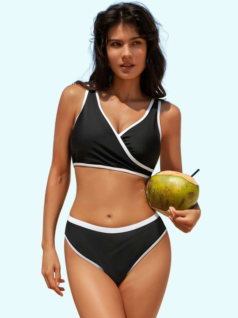 Cucitura bikini sexy in stock personalizzato