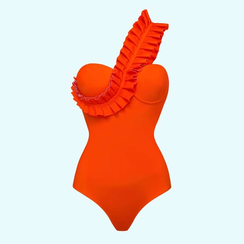 Costume da bagno monospalla intero