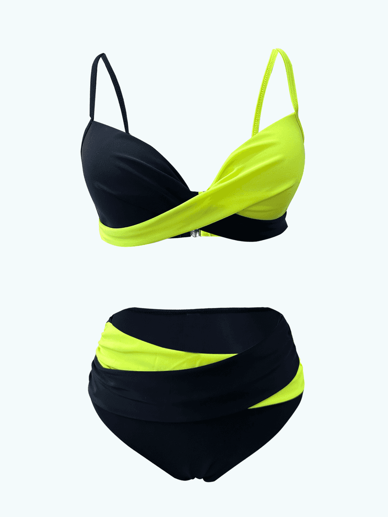 Costume da bagno Colorblock Split
