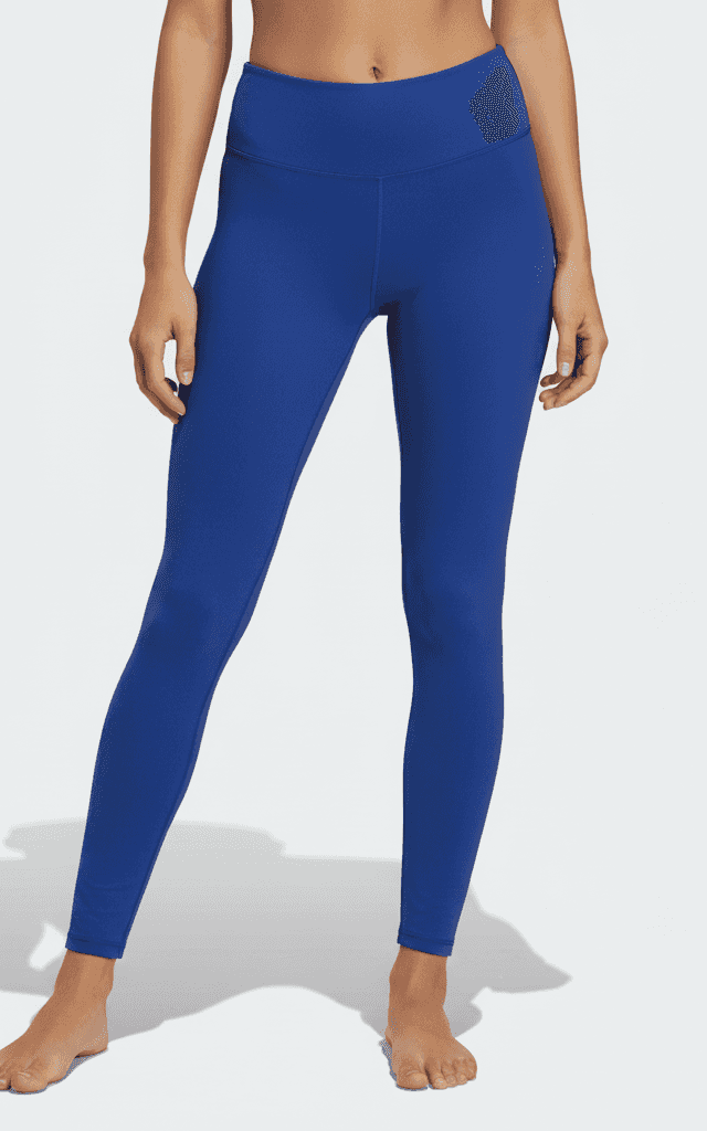 Swim Leggings Full-Length Bright Royal Blue High-Rise.